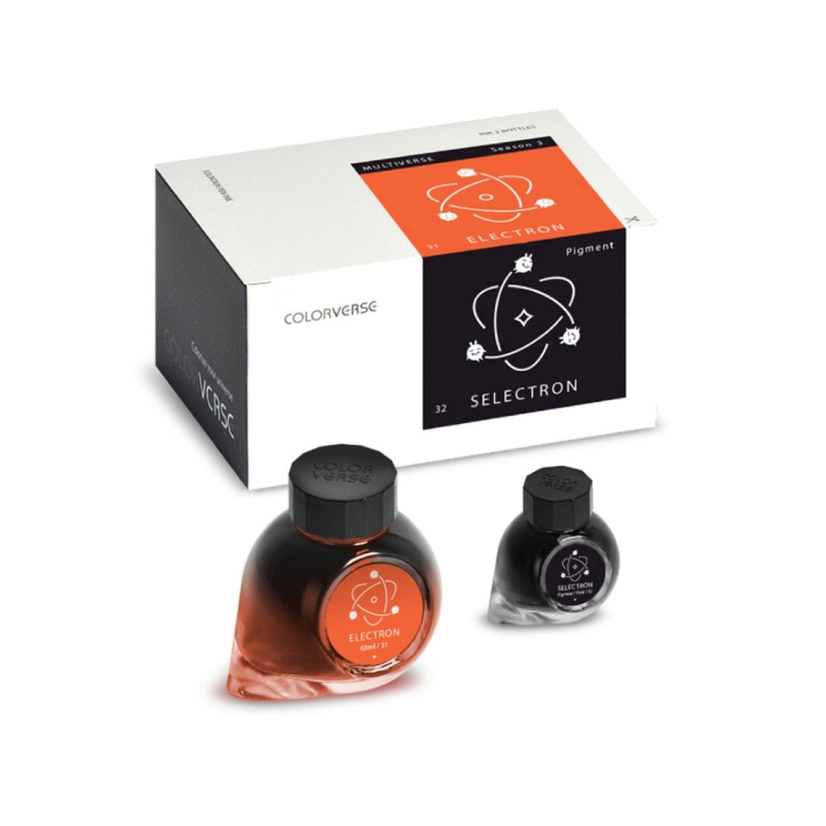 Colorverse Multiverse Series Electron & Selectron Fountain Pen Ink – 65ml & 15ml Set