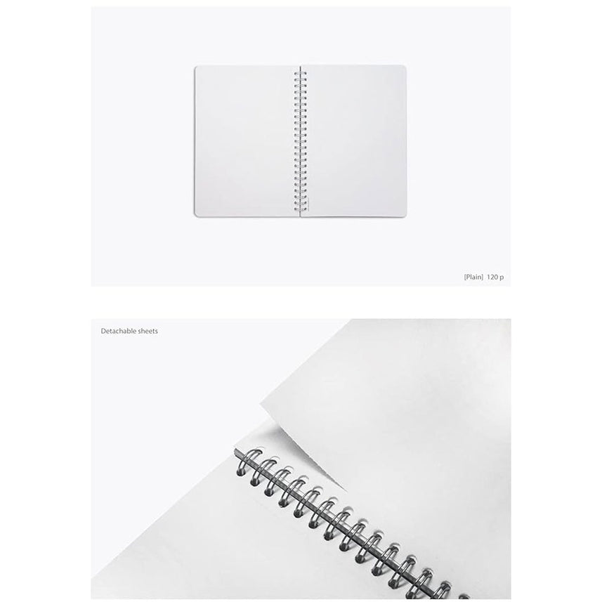 Colorverse | Nebula | Casual Series | Spiral Bound Notebook | Plain | Dark Navy