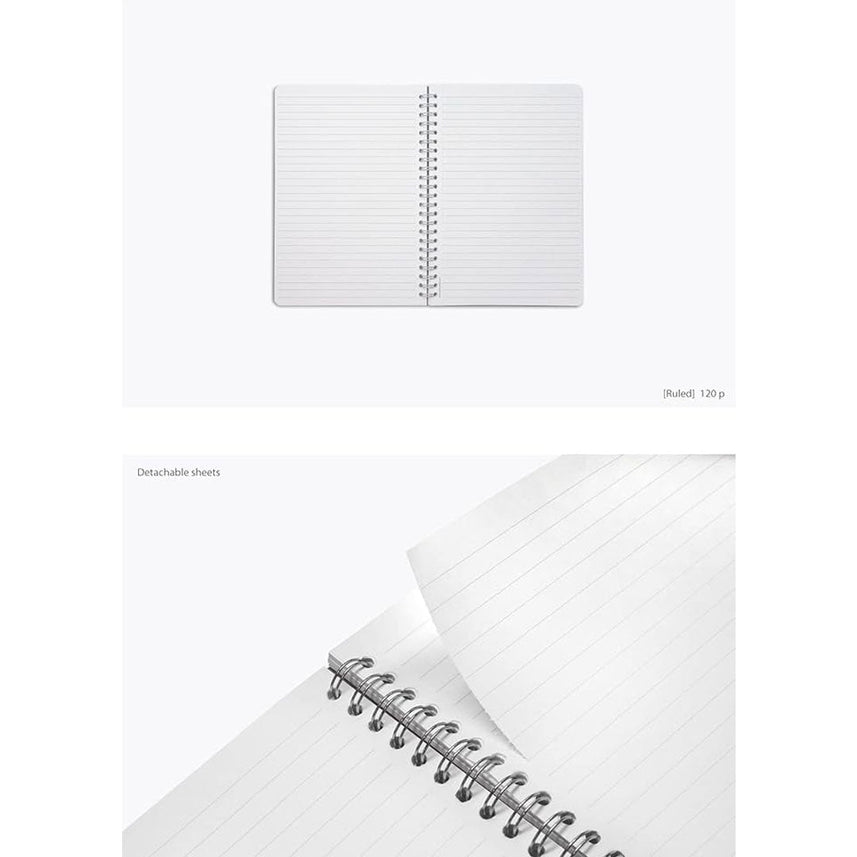 Colorverse | Nebula | Casual Series | Spiral Bound Notebook | Ruled | Dark Navy