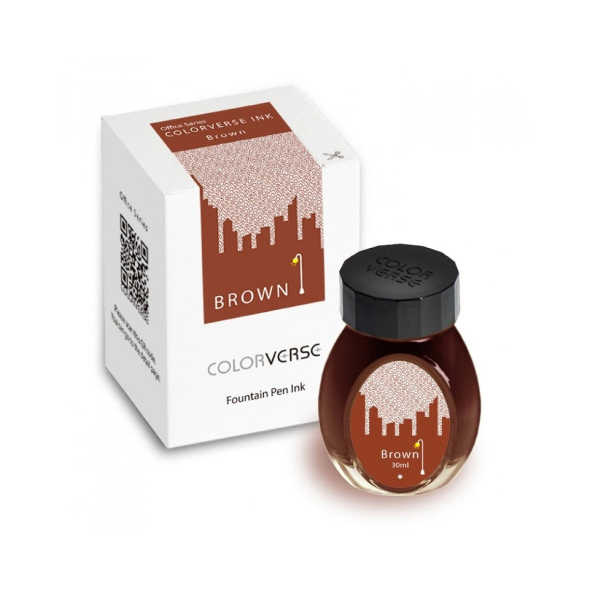 Colorverse Office Series Brown Fountain Pen Ink – 30ml