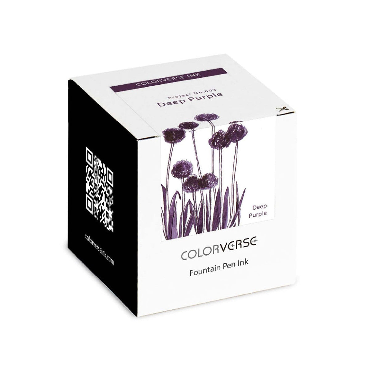 Colorverse Project Series Deep Purple Fountain Pen Ink – 65ml