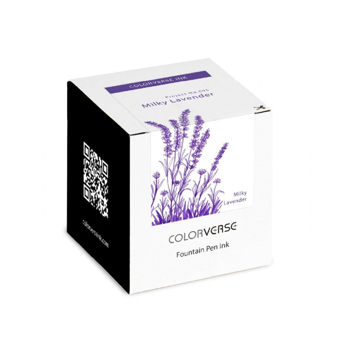Colorverse Project Series Milky Lavender Fountain Pen Ink – 65ml