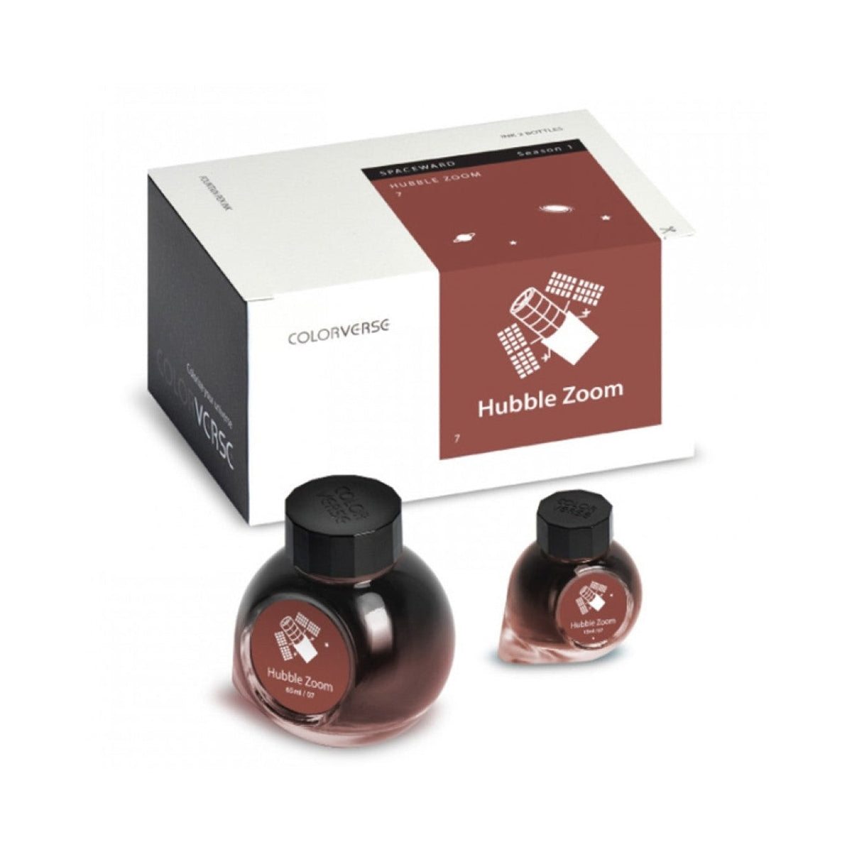 Colorverse Spaceward Series Hubble Zoom Fountain Pen Ink – 65ml & 15ml Set