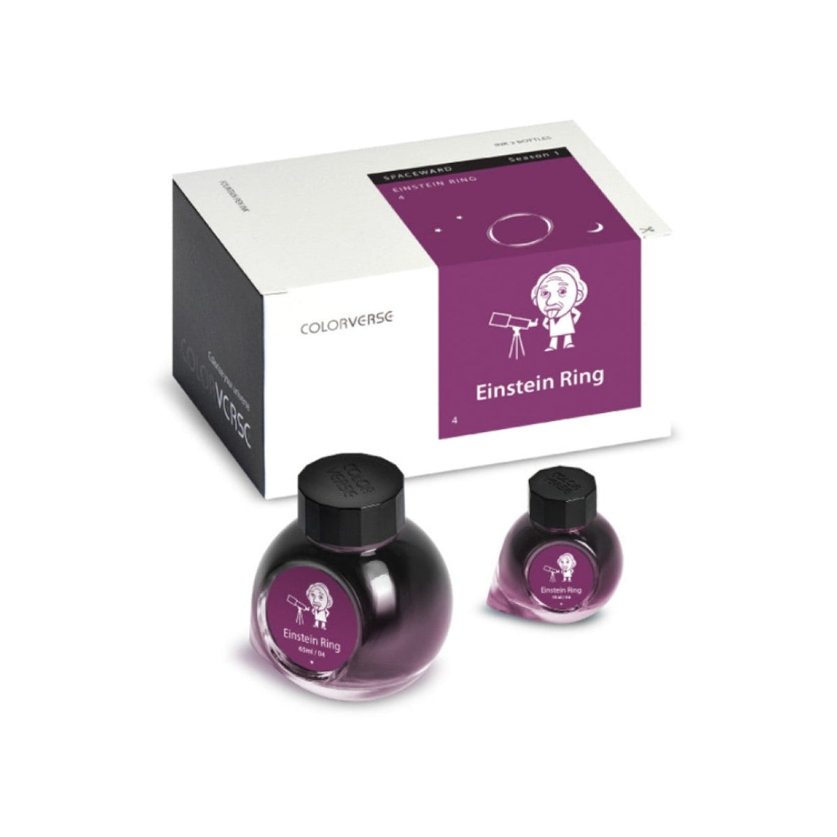 Colorverse Spaceward Series Einstein Ring Fountain Pen Ink – 65ml & 15ml Set