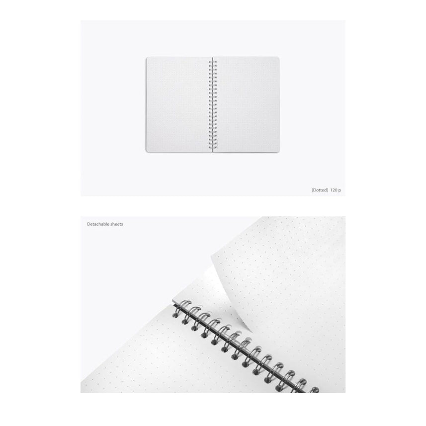 Colorverse | Spiral Bound Note Book | Notebook | Oil Green