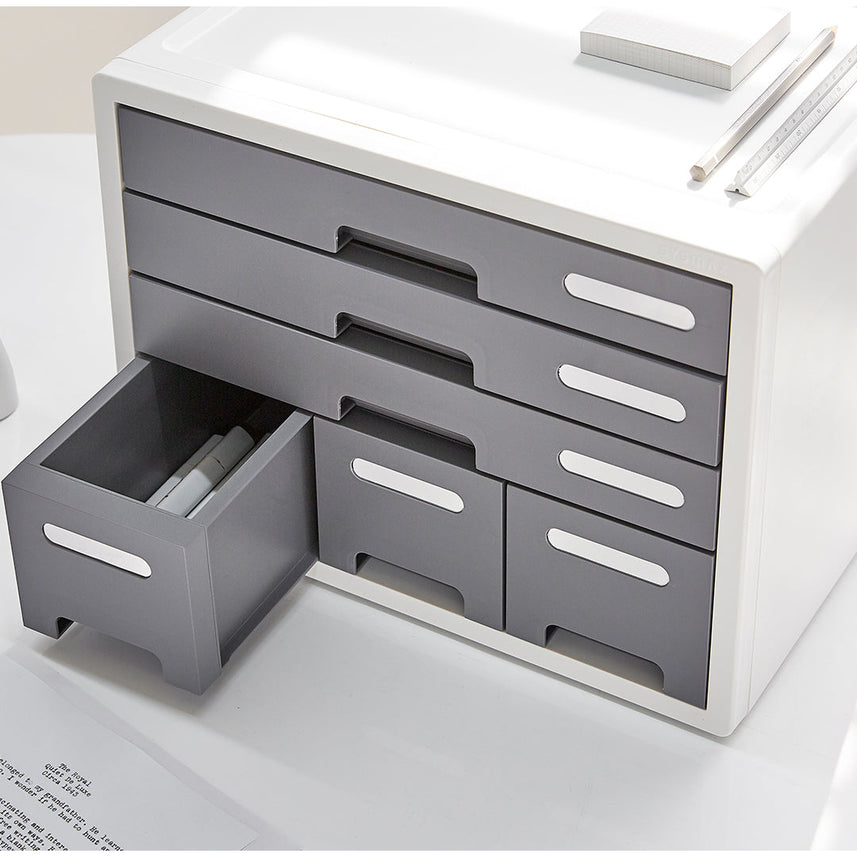 Sysmax 6 Drawers Combo File Cabinet - Mint