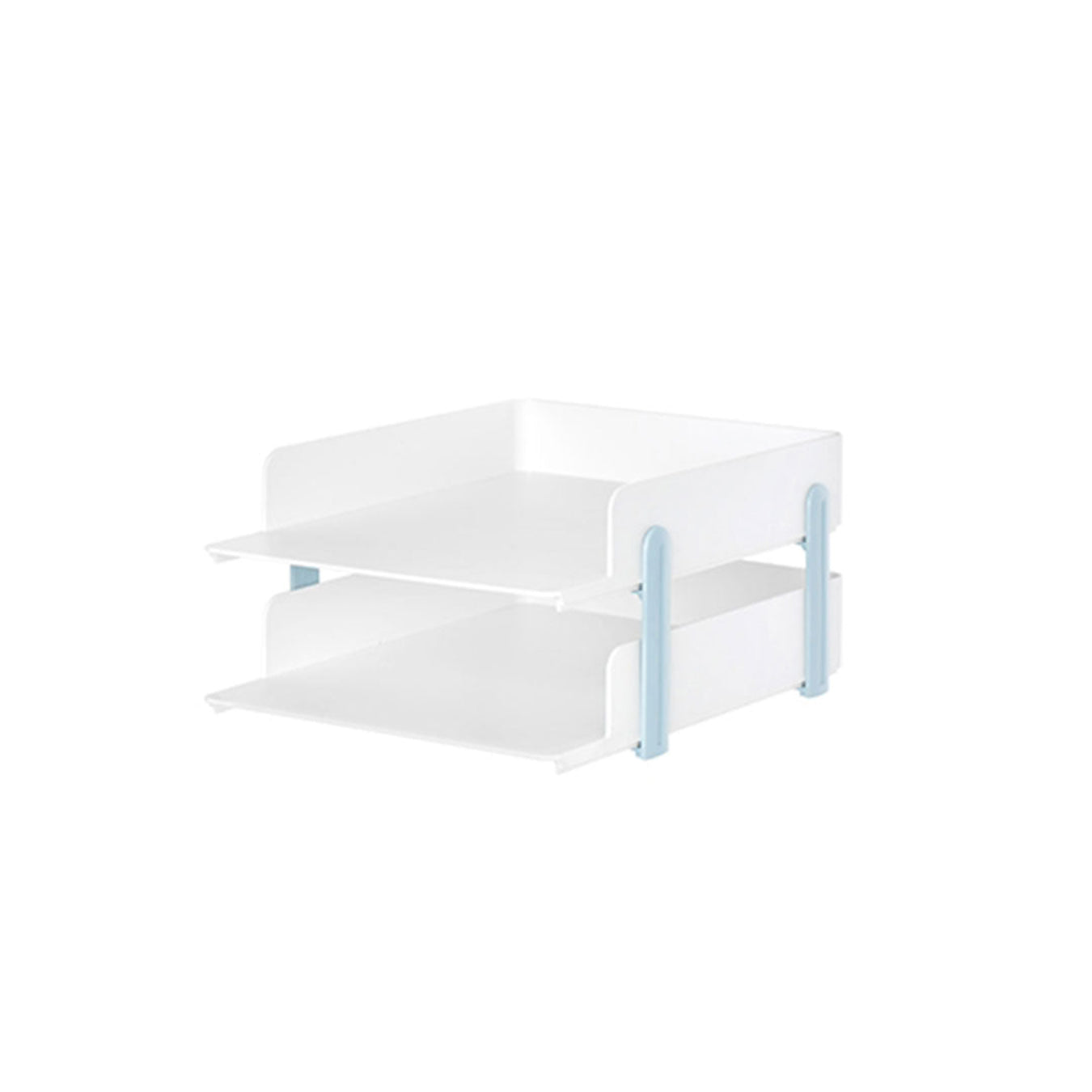 Litem | A4 size Paper Tray | 2 Shelf | Oragniser| Mint |Levo