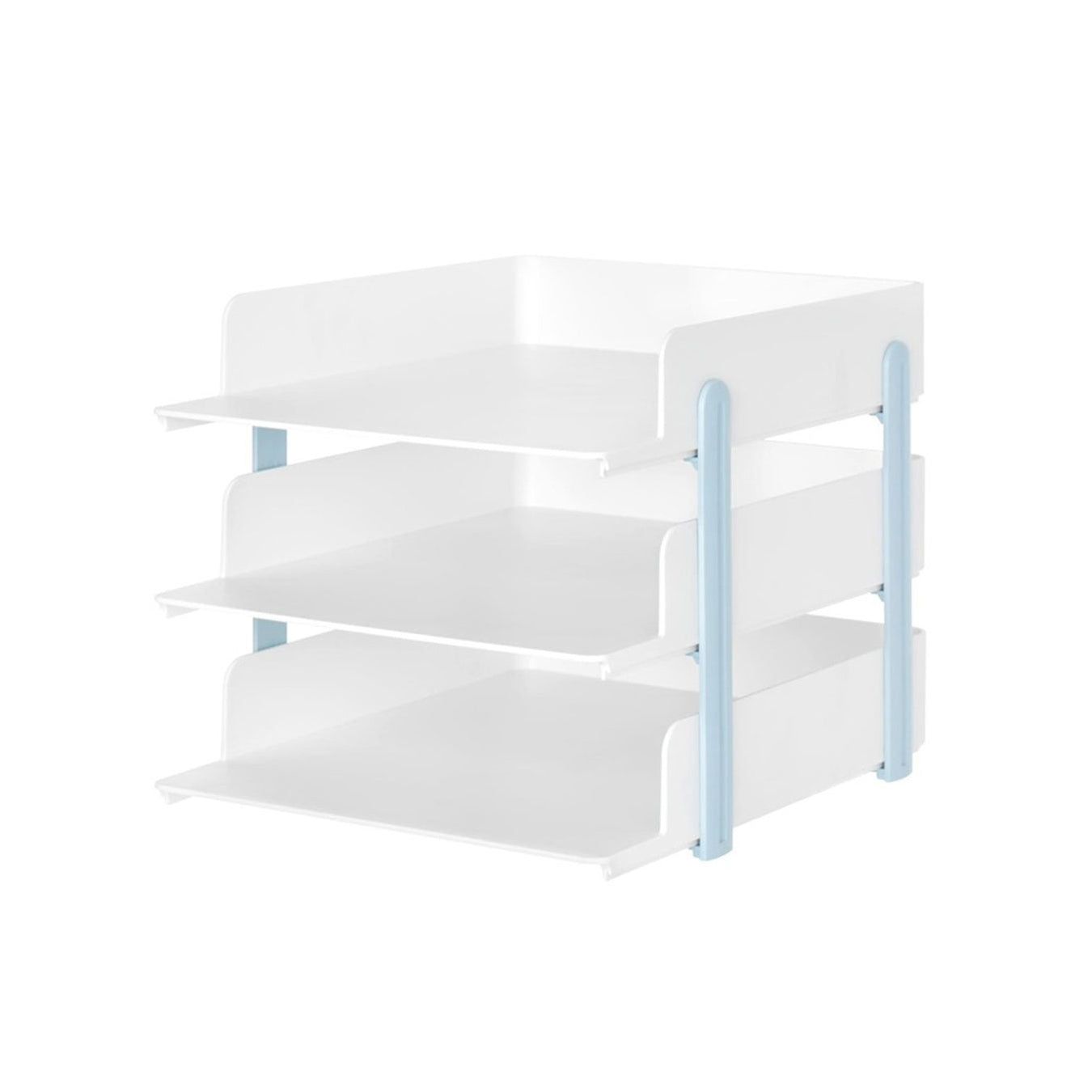 Litem | A4 size Paper Tray | 3 Shelf | Oragniser| Mint |Levo