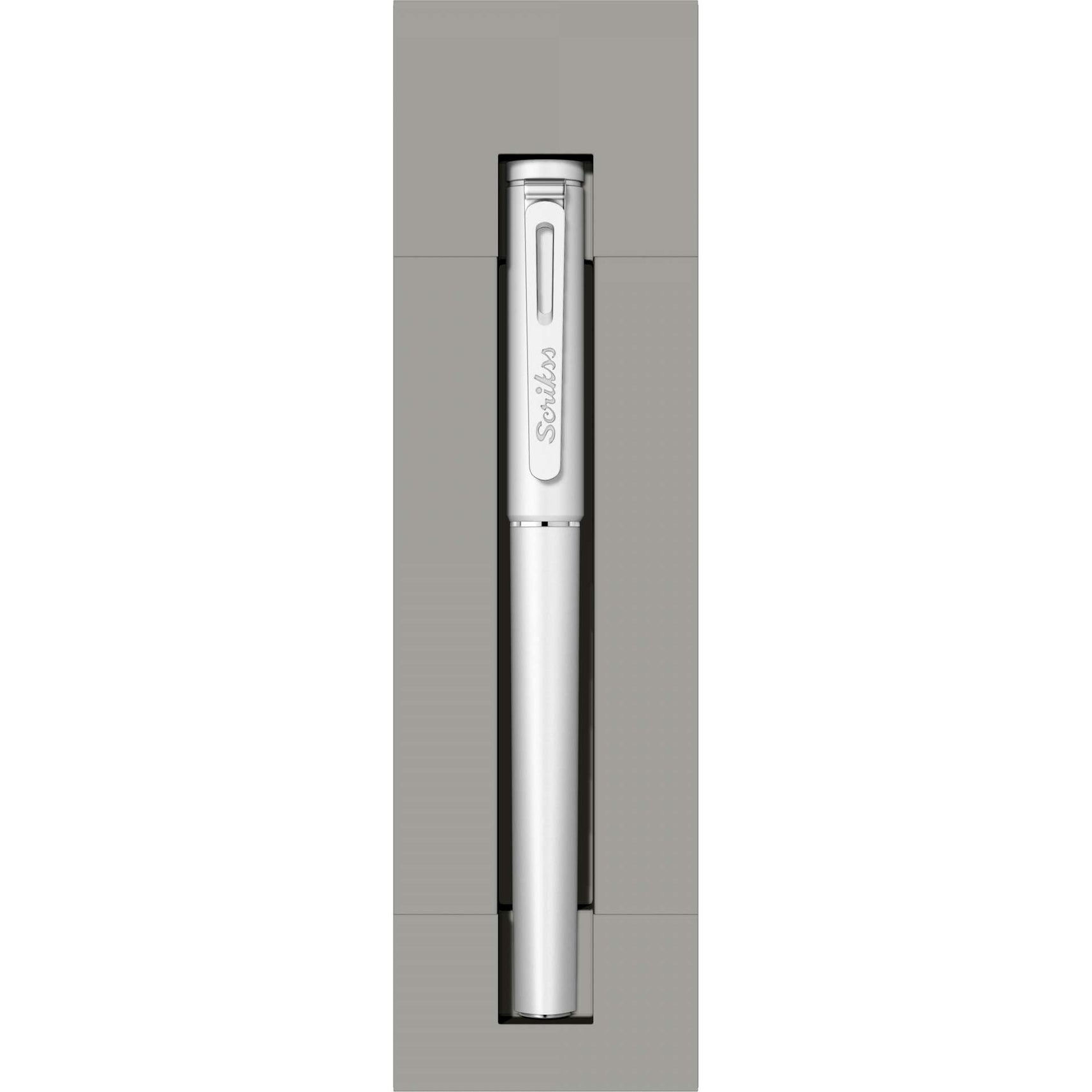 Scrikss Punto Series Medium Nib Fountain Pen - White