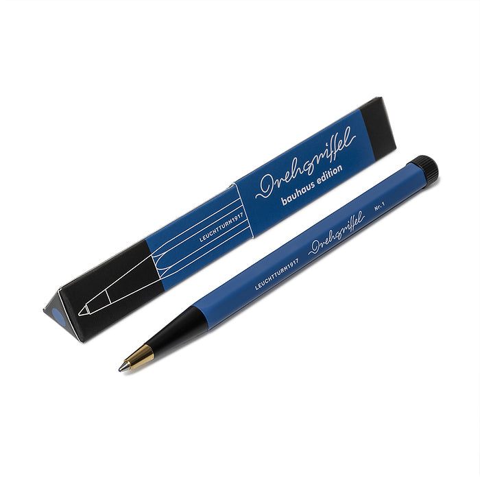 LEUCHTTURM1917 Drehgriffel No.1 Bauhaus Ballpoint Pen - Royal Blue/Black