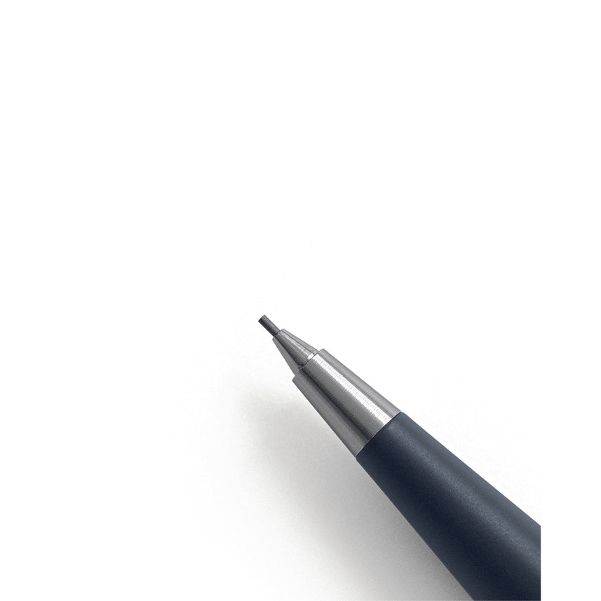 LEUCHTTURM1917 0.7mm Mechanical Clutch Pencil | Graphite HB Lead | Drehgriffel No. 2 | Light Grey | Twist Mechanism