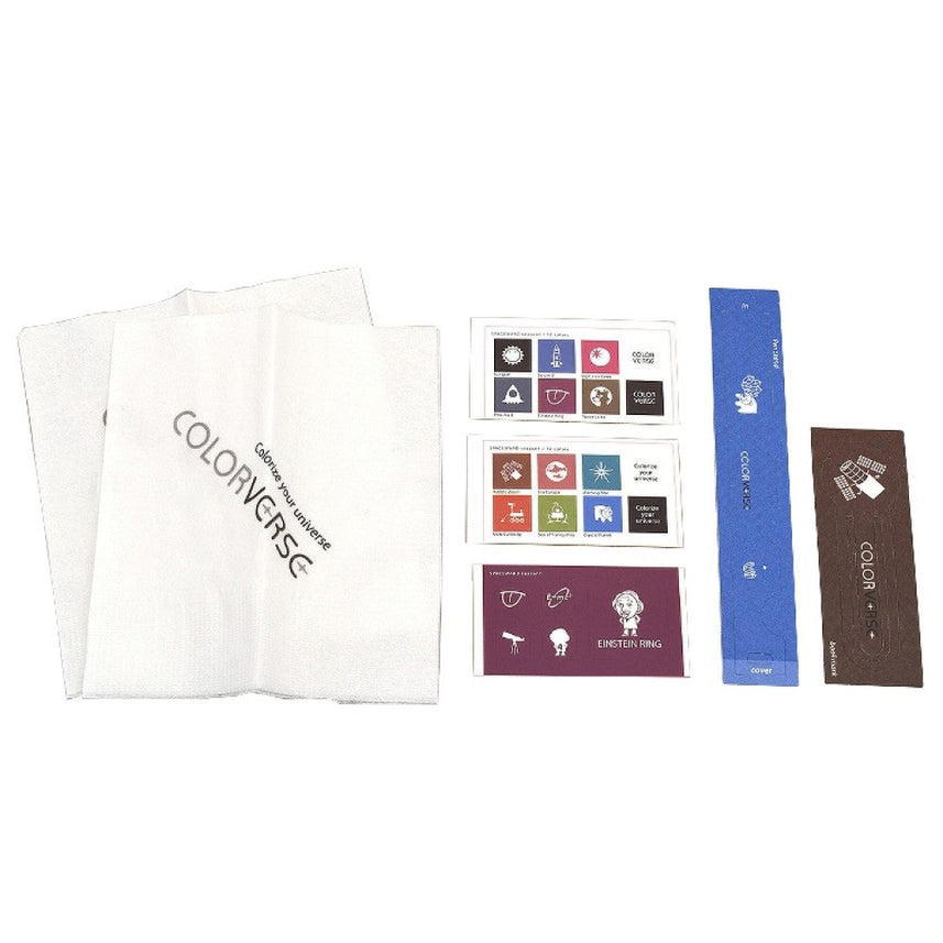 Colorverse | Spaceward Series | Season 1 | Fountain Pen Ink | Einstein Ring | Purple | 65ml and 15ml | 2 Bottle Set - penpencilink