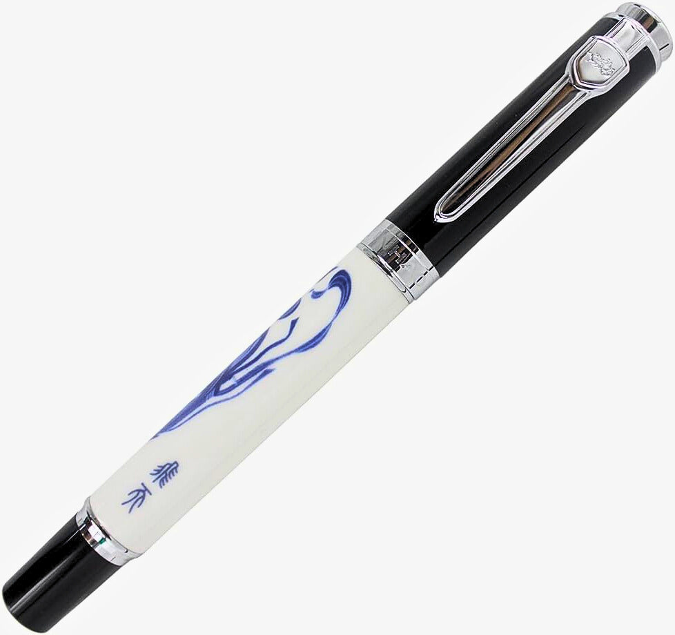 Jinhao 8802 Fountain Pen, Fairy Maiden Painting, Medium Nib, Elegant Writing Pen