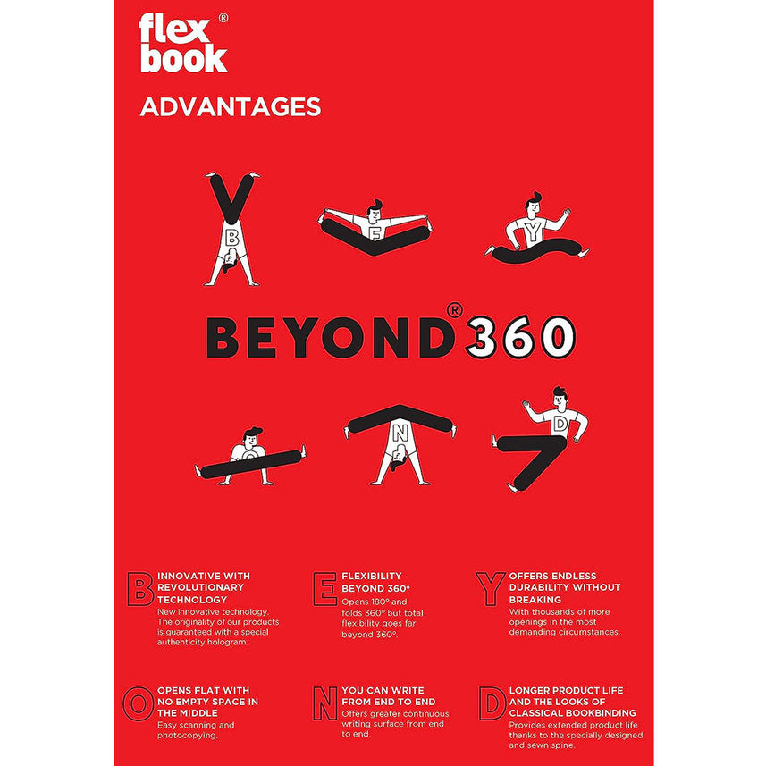 Flexbook | Ruled | Medium A5 Size Notebook | Elephant | Adventure Series