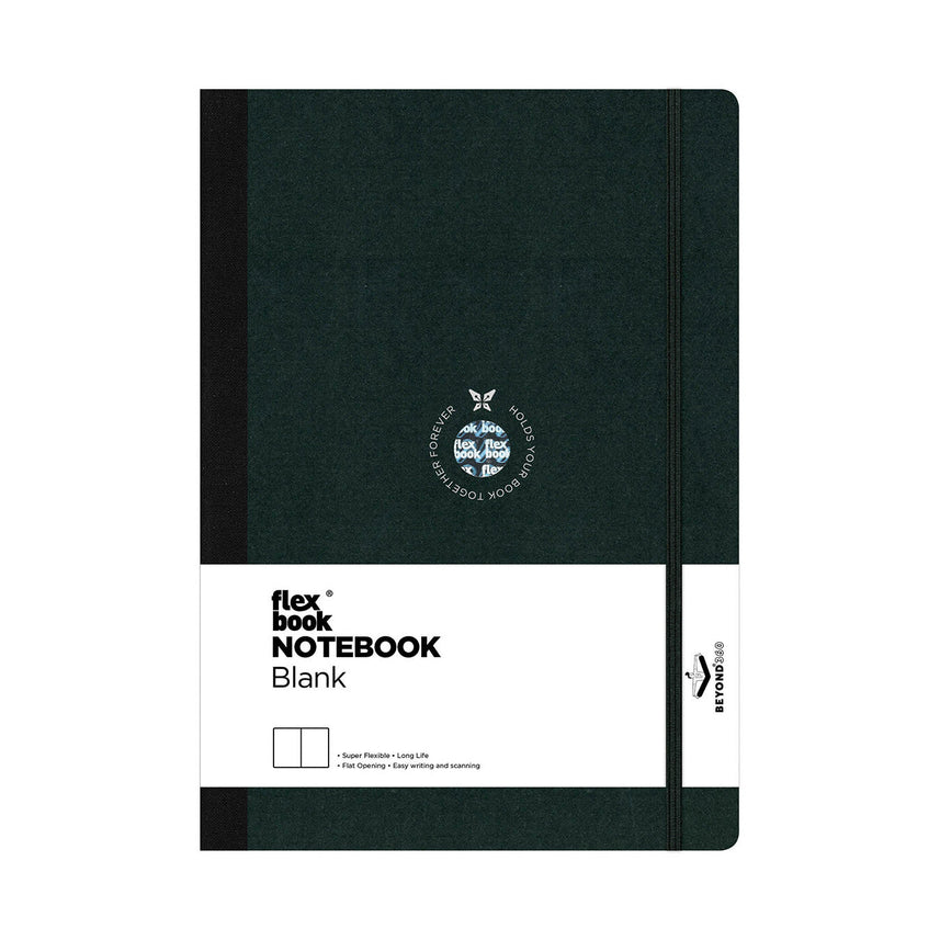 Flexbook | Plain | Large B5 Size Notebook | Black | Flex Global