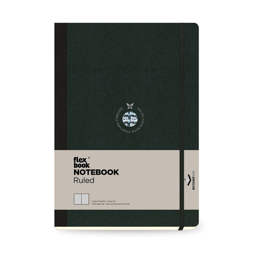 Flexbook | Ruled | Large B5 Size Notebook | Black | Flex Global
