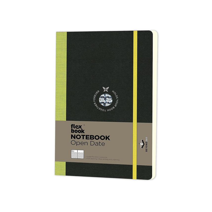 Flexbook | Open Date | Medium A5 Size Planner | Light Green | Flex Global