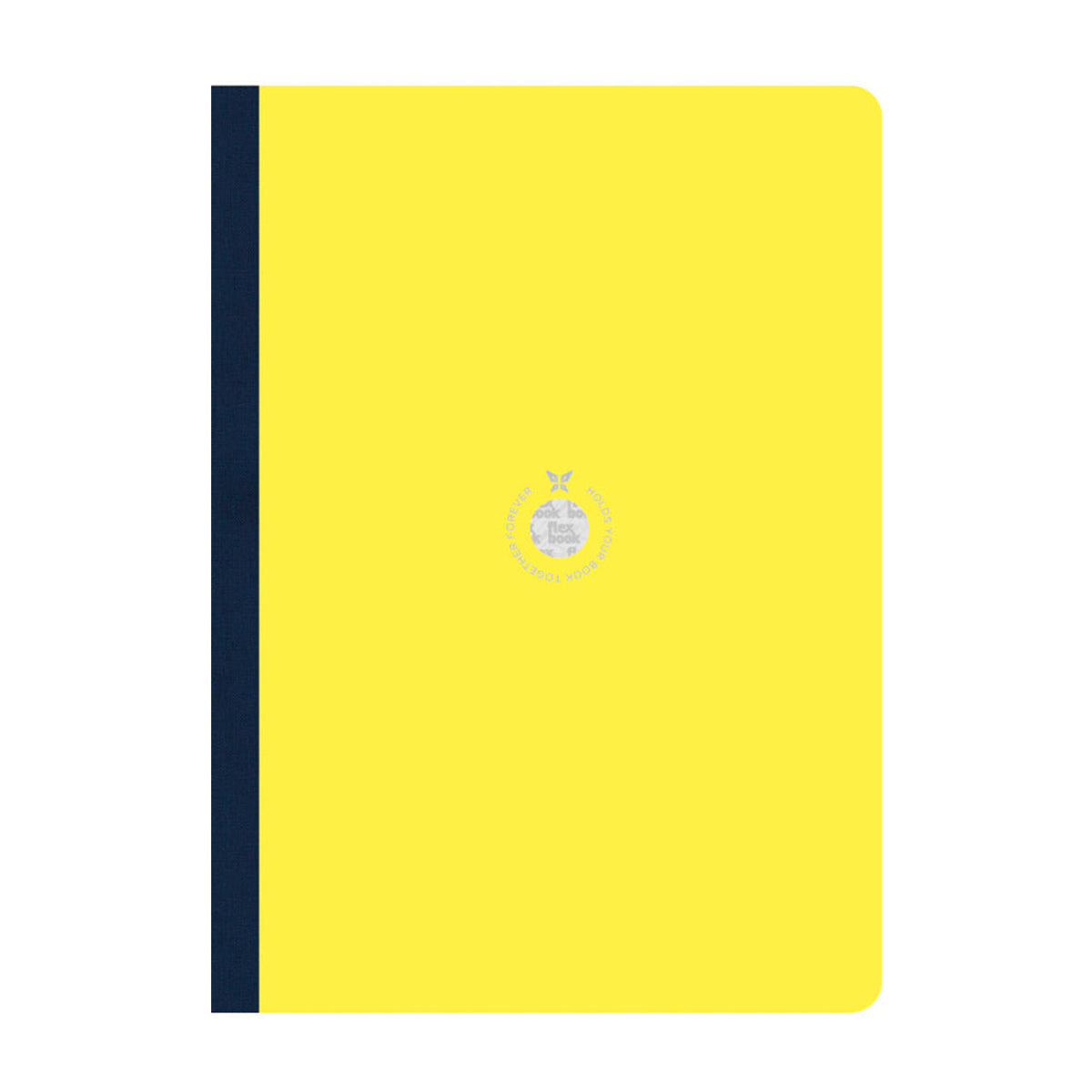 Flexbook | Ruled | Large A4 Size Notebook | Yellow | Smartbook