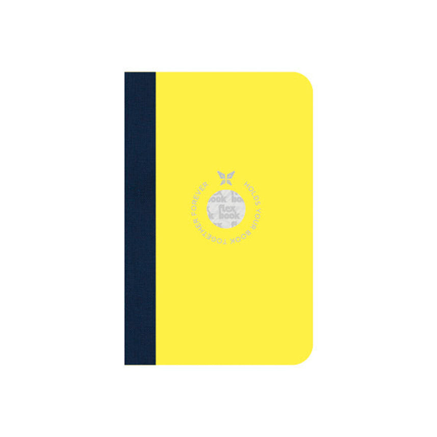 Flexbook | Ruled | Pocket A6 Size Notebook | Yellow | Smartbook