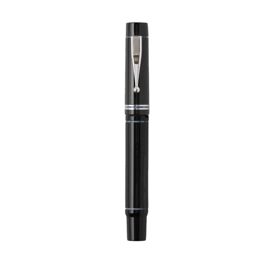 GIOIA Alleria Nuvola Black Fountain Pen – Chrome Trim
