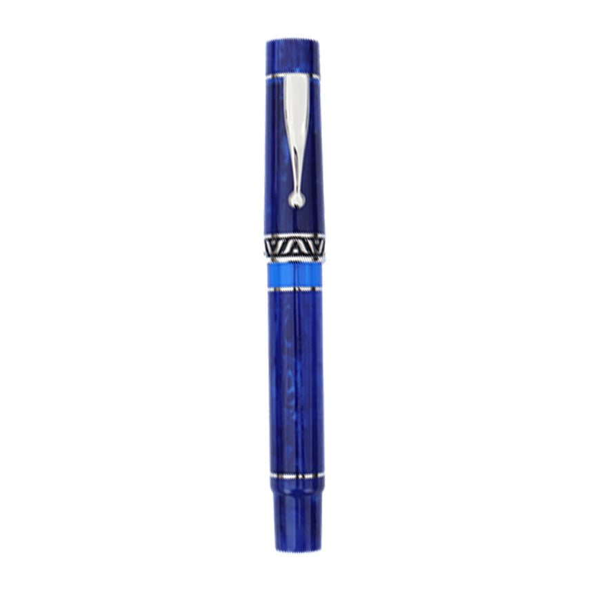 GIOIA Bellavista Mare Chiaro Blue Fountain Pen – Chrome Trim
