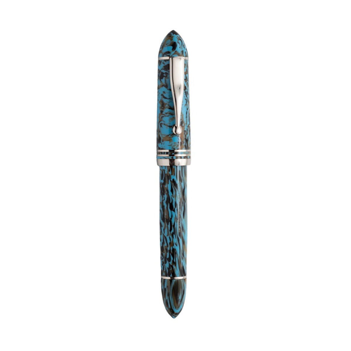 GIOIA Capodimonte Kawari Fountain Pen – Silver Trim