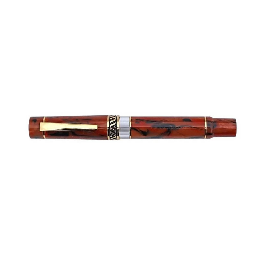 GIOIA Bellavista Terra di Napoli Fountain Pen – Gold Trim