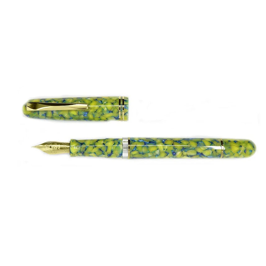 GIOIA Metis Colibri Gold Fountain Pen – Gold Trim