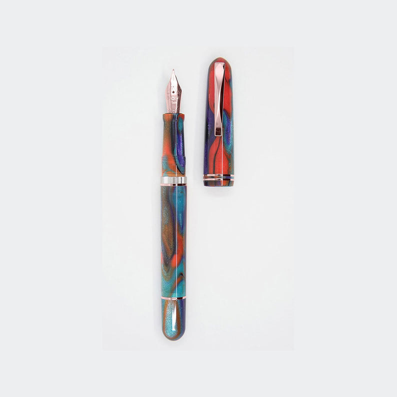 Gioia | Metis Fountain Pen | Iride Rose Gold | Broad Nib