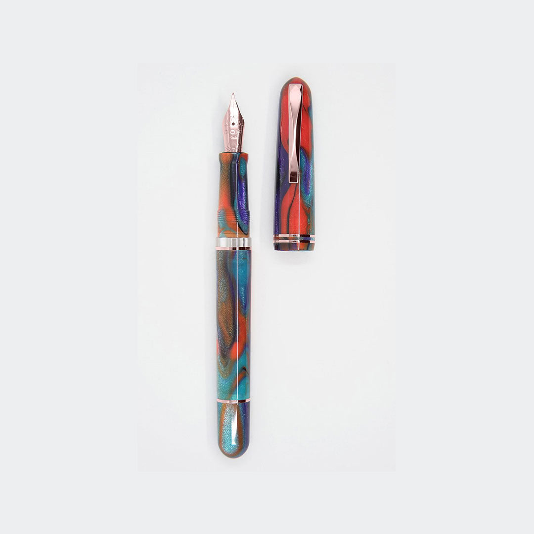 Gioia | Metis Fountain Pen | Iride Rose Gold | Broad Nib