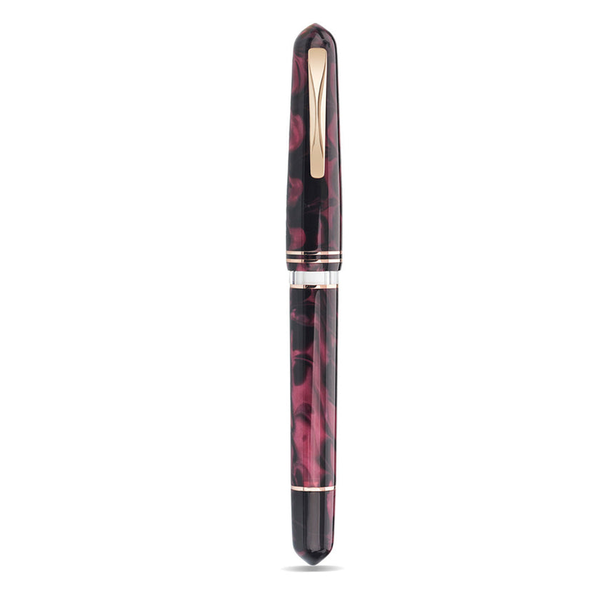 GIOIA Metis Amaranto Fountain Pen – Rose Gold Trim