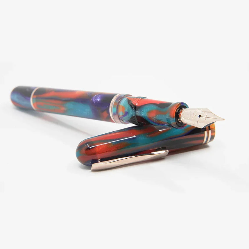 GIOIA Metis Iride Fountain Pen – Rose Gold Trim