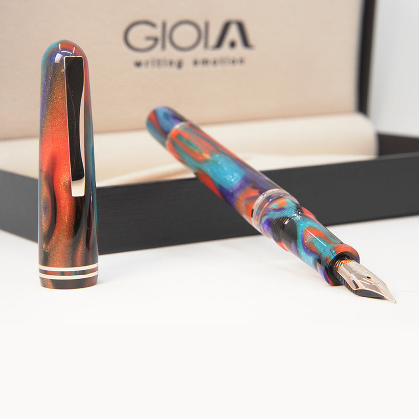 Gioia | Metis Fountain Pen | Iride Rose Gold | Stub Nib