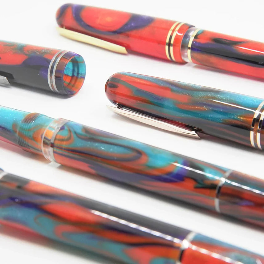 GIOIA Metis Iride Fountain Pen – Rose Gold Trim
