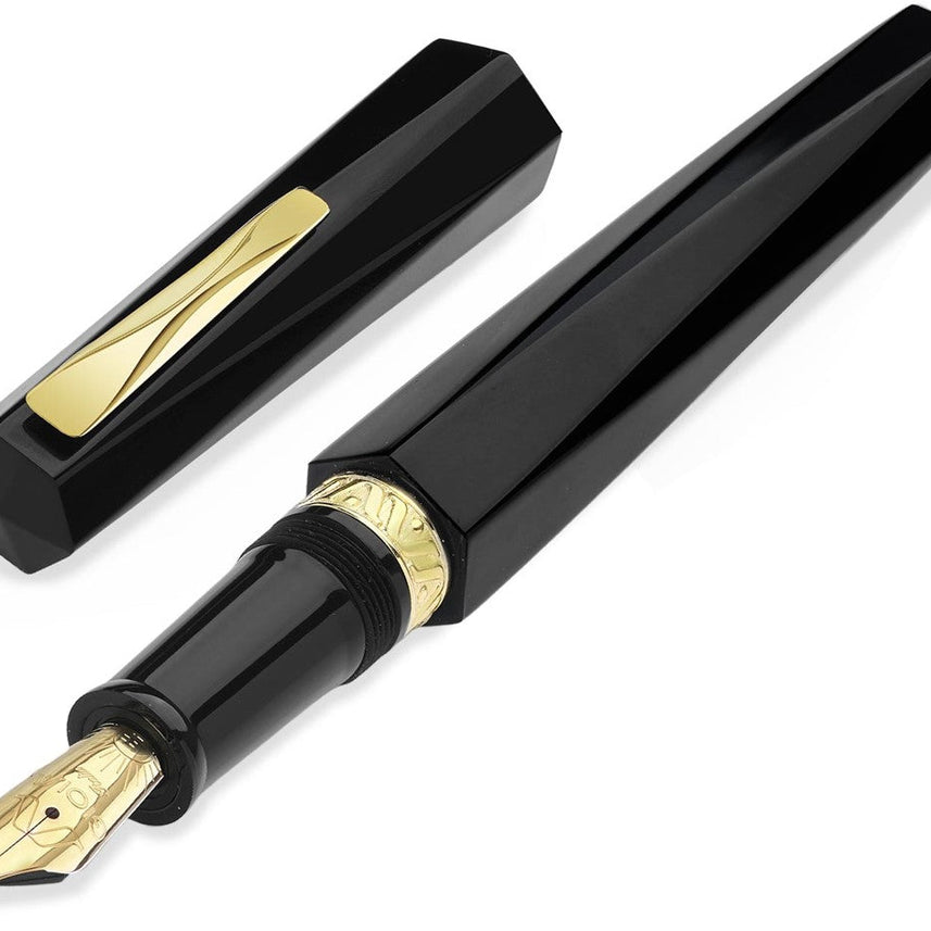 Gioia | Sephora | Fountain Pen | Noir Black | Gold Trims