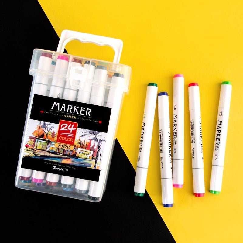 Guangbo Dual Tip Art Markers Set