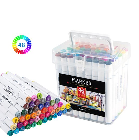 Guangbo Dual Tip Art Markers Set