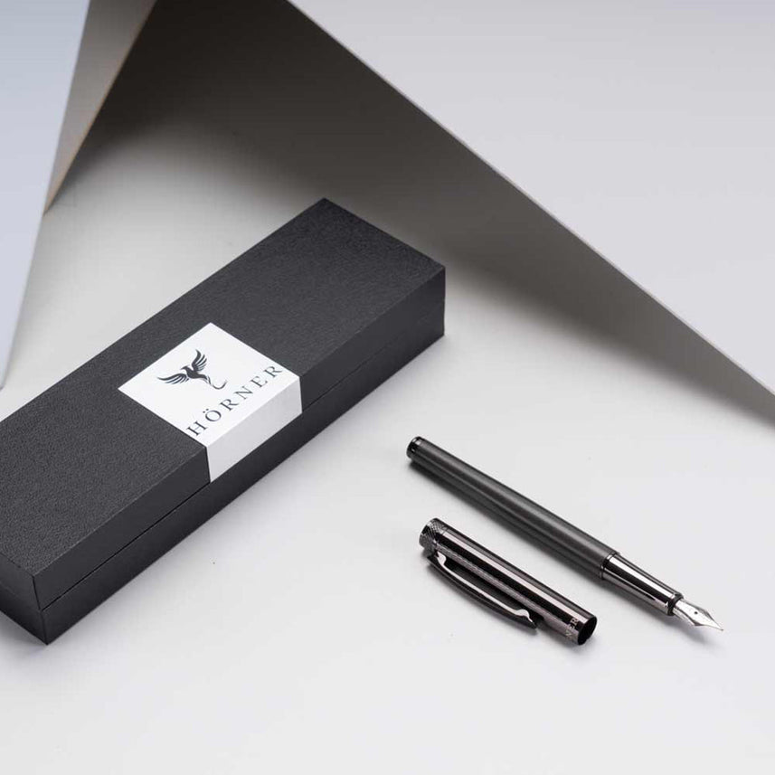 Horner | Levio | Fountain Pen | Gunmetal Grey - penpencilink
