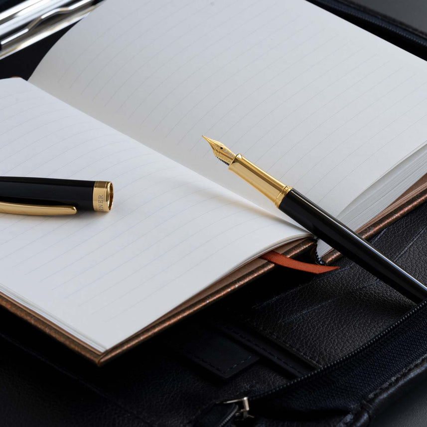 Horner | Nobilis | Fountain Pen | Black - GT - penpencilink
