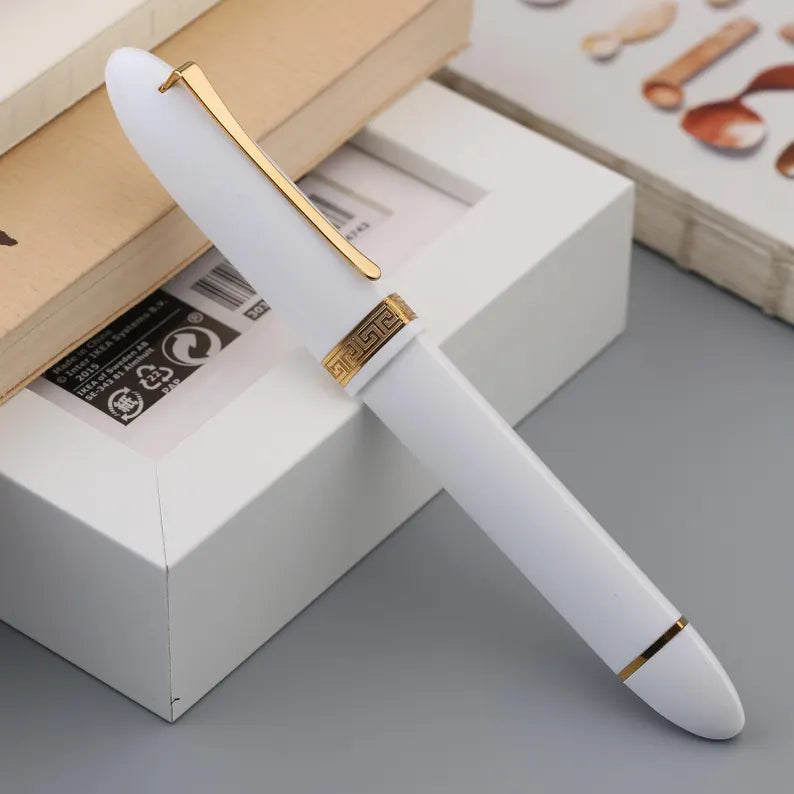 Moonman V60 Triangular Piston Rollerball Pen – Ergonomic Fine Writing Instrument with Resin Body & Gift Box