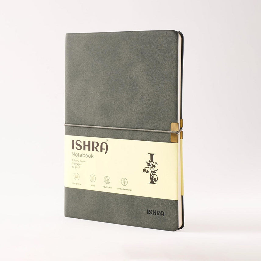 ISHRA A5 Ruled Notebook – Green