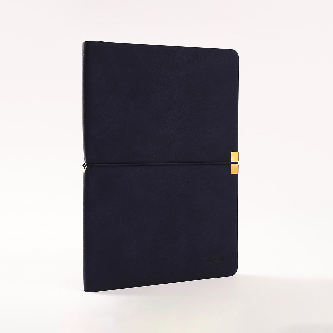 ISHRA A5 Size Ruled Notebook | Ideal Note Book Journal Diary for Work Office Writing Journaling Note Taking Travel | Navy Blue Soft Cover| 172 Pages | 80gsm | Fountain Pen Friendly Paper
