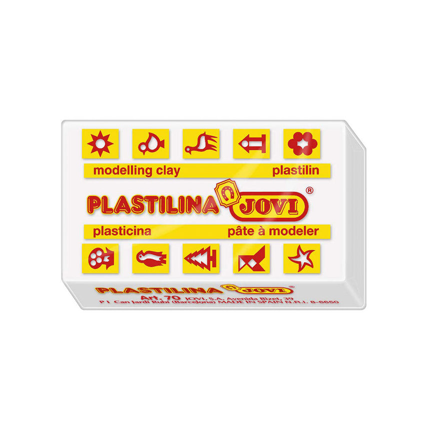 Jovi | Modelling Clay | 30 Bar Of 50g | White