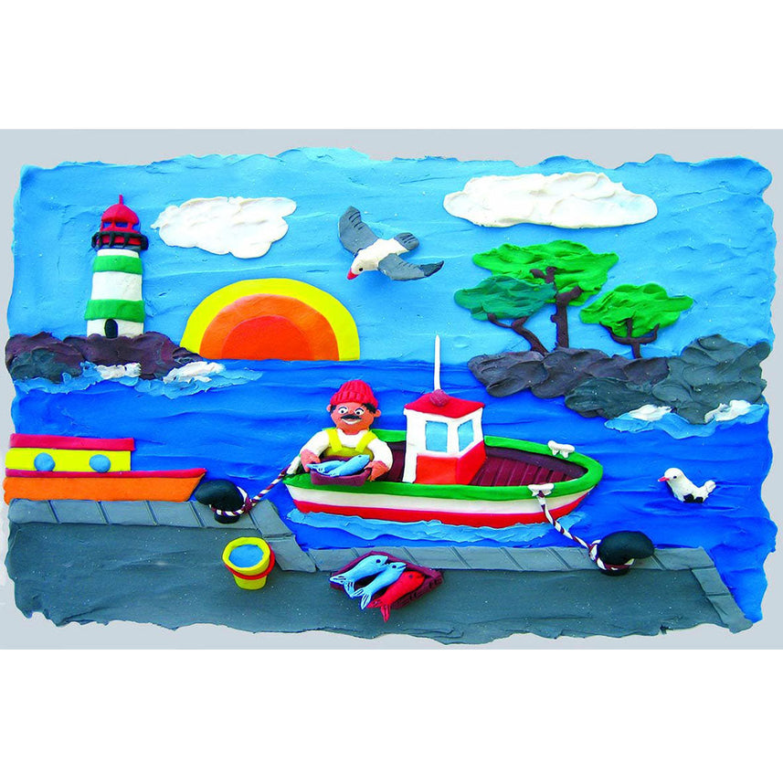 Jovi | Modelling Clay | 30 Bar Of 50g | White