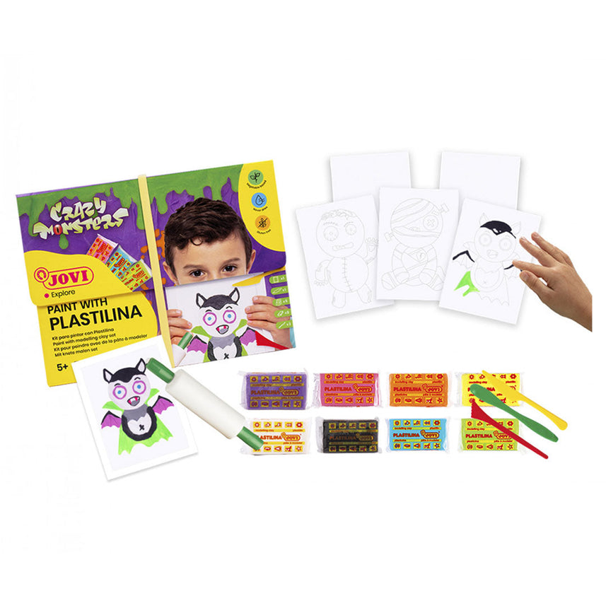 Jovi | Paint With Plastilina | Crazy Monsters