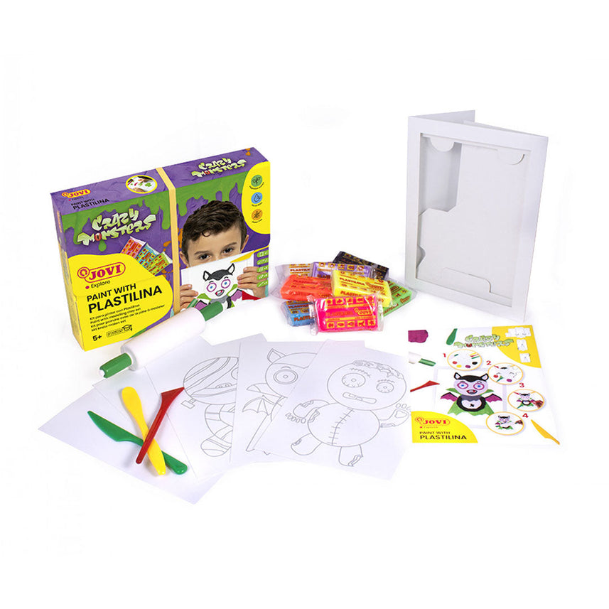 Jovi | Paint With Plastilina | Crazy Monsters