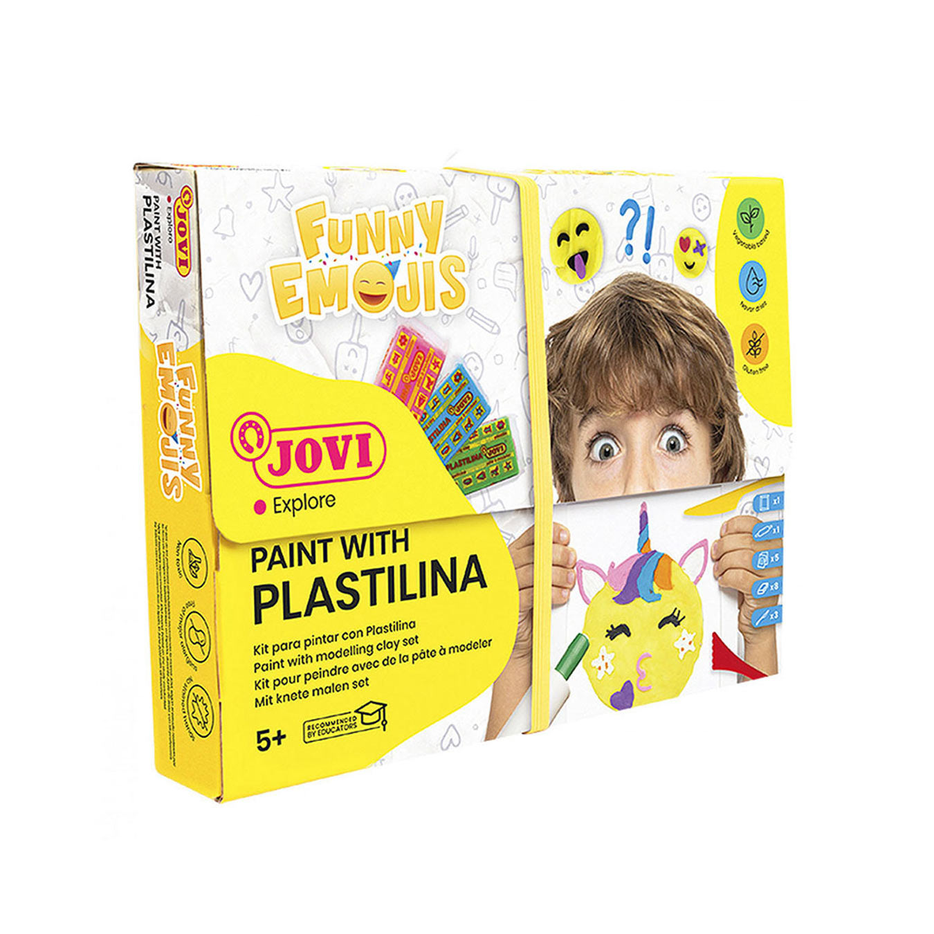 Jovi | Paint With Plastilina | Funny Emojis