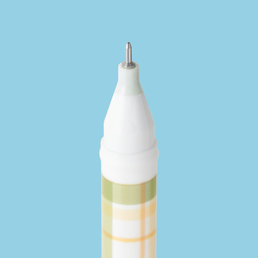 Jumbo Gel Ink Pen Plaid 4pc/set - INDOFUTURE - Gel Pens