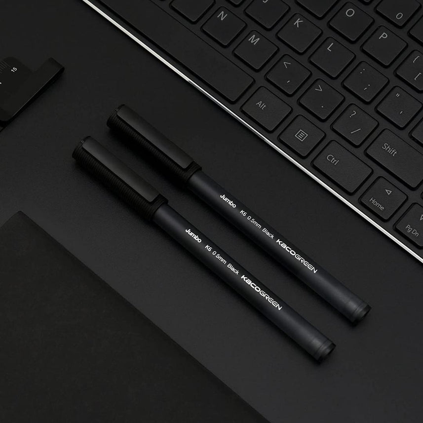 Jumbo Large Capacity 0.5mm Gel Pens-Pack of 10 - INDOFUTURE - Jumbo Pack of 10 - Gel Pens