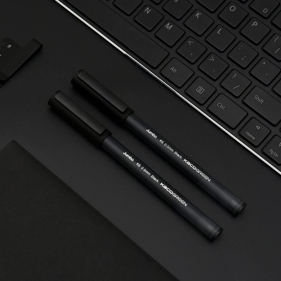 Jumbo Large Capacity 0.5mm Gel Pens-Pack of 10 - SCOOBOO - Jumbo Pack of 10 - Gel Pens